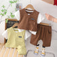 Boys Summer Suit Summer Short Sleeve Clothes