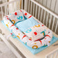 Crib Anti-pressure Newborn Foldable Portable Crib Middle Bed Baby Infant Mattress Bionic Travel Bed