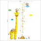 Cartoon Height Wall Stickers for Kids Rooms Giraffe Monkey Height Chart Ruler  Decals Nursery Home Decor