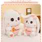 Cute Heart-hugging Radish Rabbit Plush Toy Lop-eared Rabbit Doll