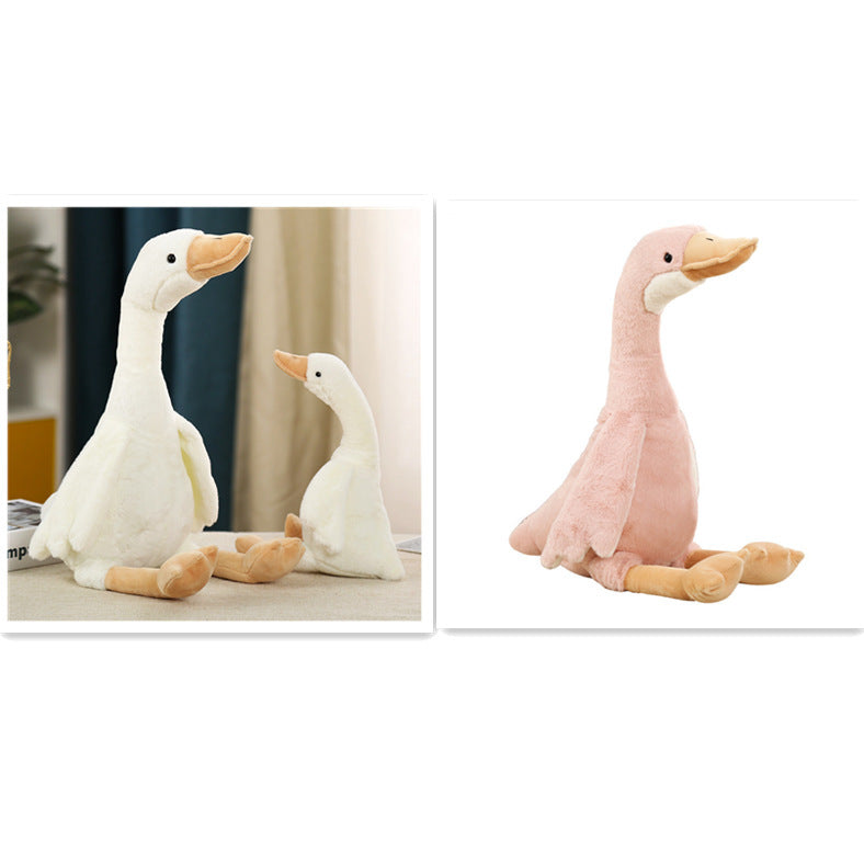 Sleeping Pillow Big Goose Doll Plush Toy