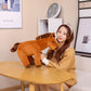 Sitting Horse Hair Plush Toy Creative Doll Pillow