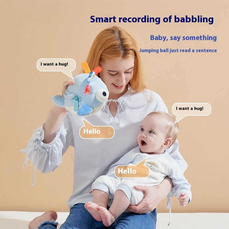 Music Jumping Ball USB Charging Recording Singing Early Education Toys For Babies