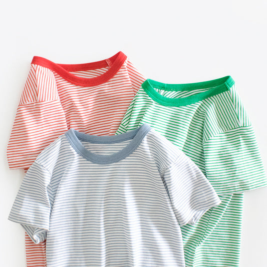 Striped Baby Clothes Bottoming Shirt