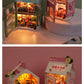 Diy Handmade Cottage Milk Carton Small Night Lamp Miniature Scene House Building Model Toys