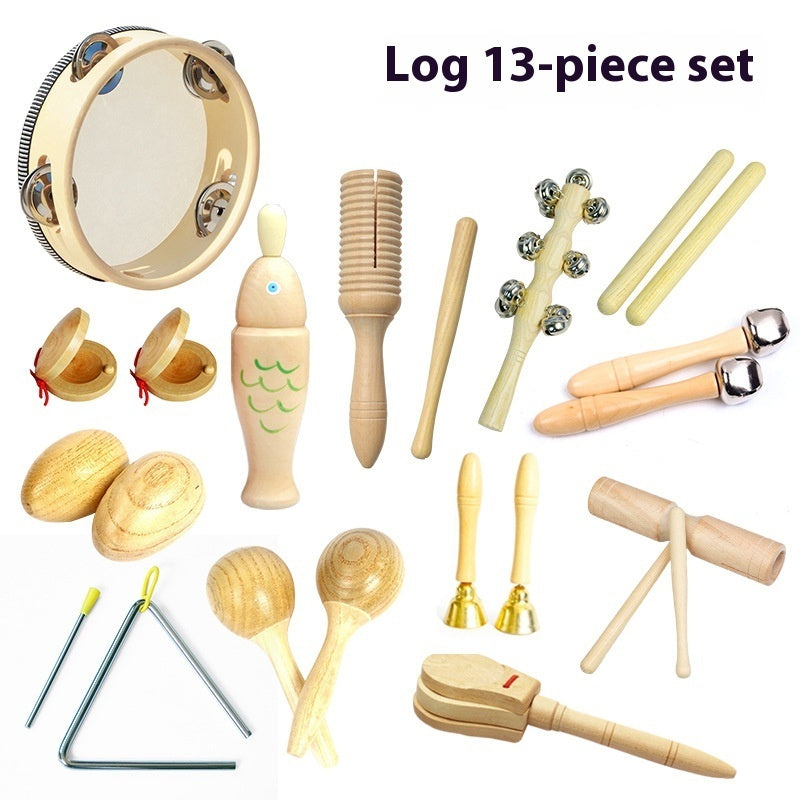 Wooden Sandhammer Orff Instrument Set Soundboard Wooden