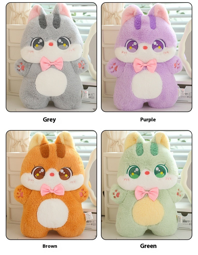 Colorful Cat Doll Pillow Comfort Pillow Plush Toy