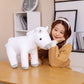 Sitting Horse Hair Plush Toy Creative Doll Pillow