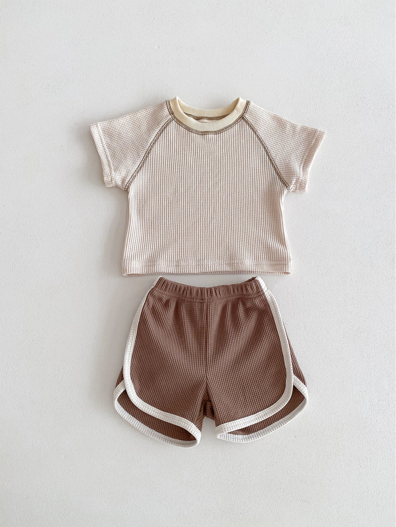 Clothes For Babies Summer Unisex Baby Short Sleeve Outfit Top Shorts