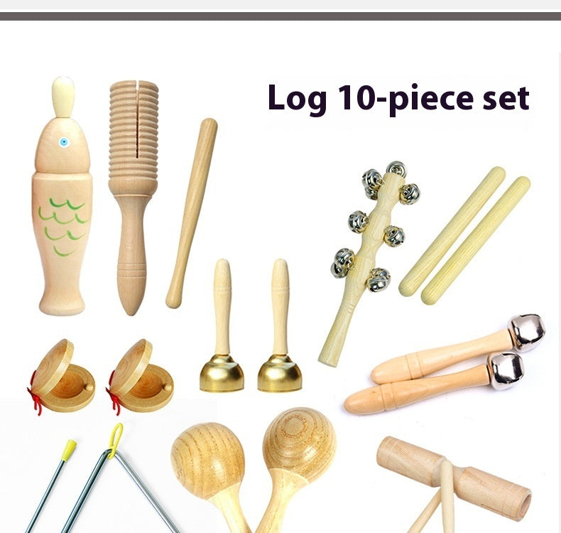 Wooden Sandhammer Orff Instrument Set Soundboard Wooden