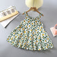 Fashion Personality Children Bourette Dress