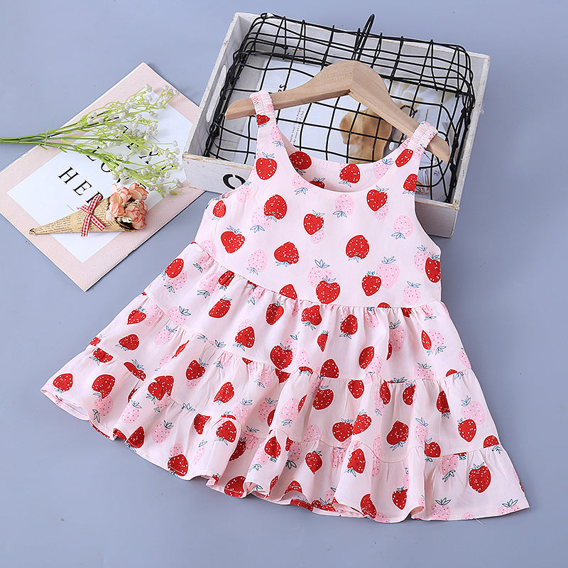 Fashion Personality Children Bourette Dress