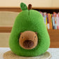 Plush Toy Avocado Capybara Pillow