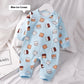 Autumn Clothing Pure Cotton Baby Rompers Pajamas