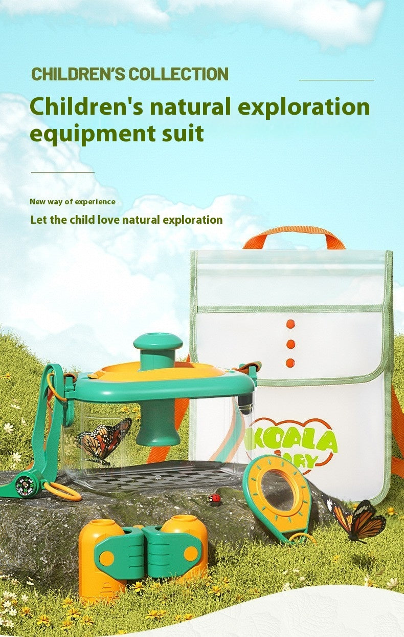 Children's Educational Outdoor Adventure Wild Insect Observation Camping Toys Suit