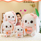 Cute Heart-hugging Radish Rabbit Plush Toy Lop-eared Rabbit Doll