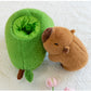 Plush Toy Avocado Capybara Pillow