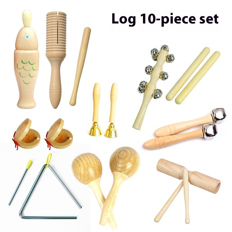 Wooden Sandhammer Orff Instrument Set Soundboard Wooden