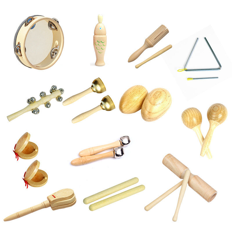 Wooden Sandhammer Orff Instrument Set Soundboard Wooden