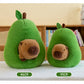 Plush Toy Avocado Capybara Pillow