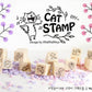 Creative Cartoon DIY Hand Account Cat Flower Couple Travel Simple Seal